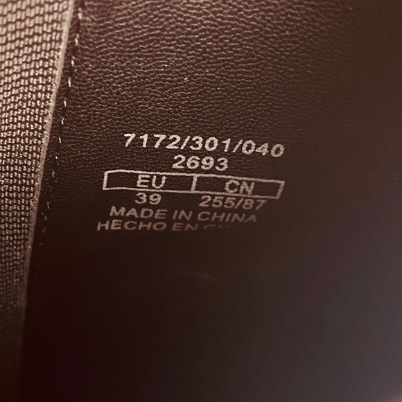 ZARA Studded Combat Moto Ankle Boots Black Slip On Faux Leather  EU39/US 8-8.5 - Picture 9 of 9